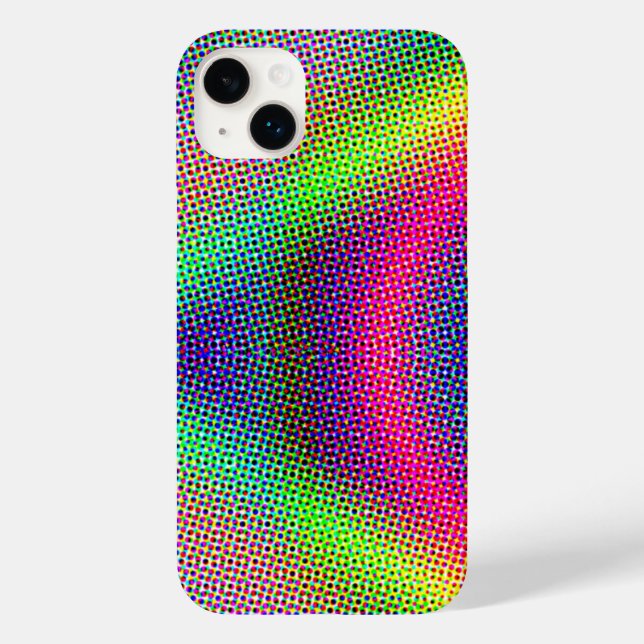 Graphic colourful unique mosaic graphic phone case (Back)