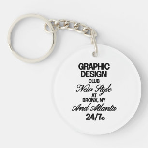 Graphic Design Club Keychain