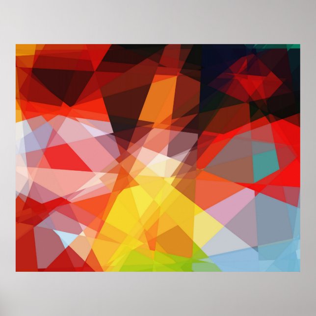 Graphic design Cubism art Poster (Front)