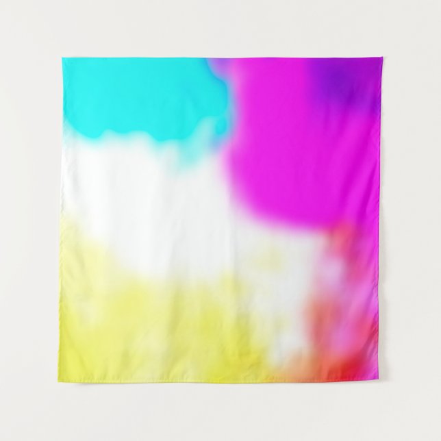 graphic design digital blur background texture col tapestry (Front)
