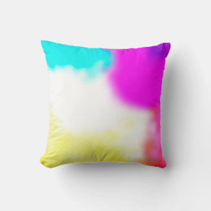 graphic design digital blur background texture col throw pillow