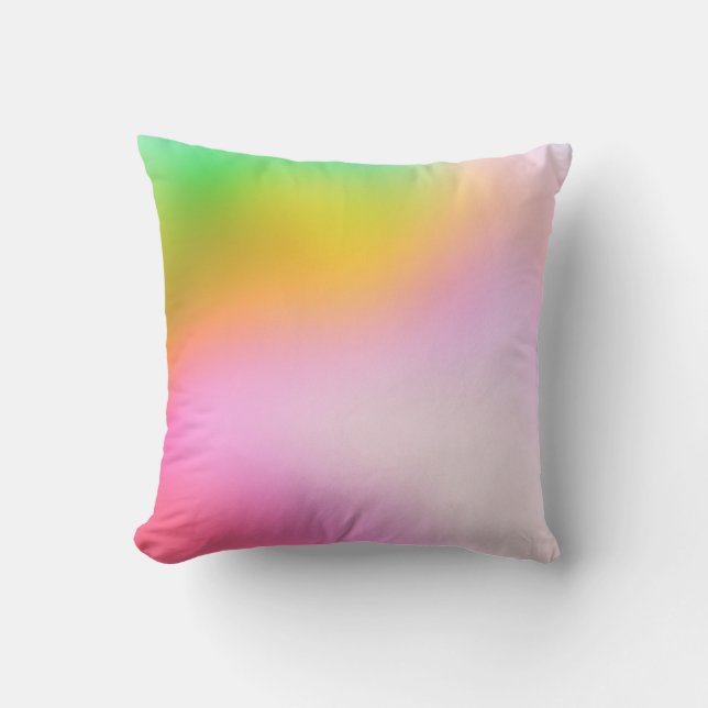 graphic design digital blur background texture col throw pillow (Front)