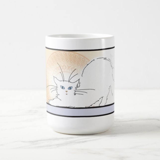 Graphic Design History Mugs: nouveau Coffee Mug (Center)