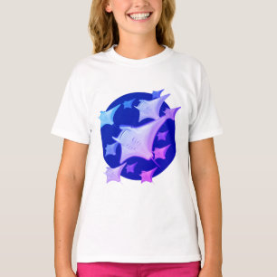 Graphic Design Manta Ray Lover T-Shirt