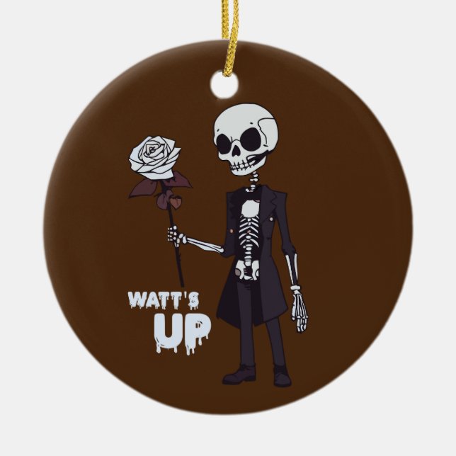  Graphic design typography Ceramic Ornament (Front)