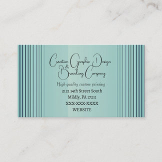 “Graphic Designer & Branding” Business Card