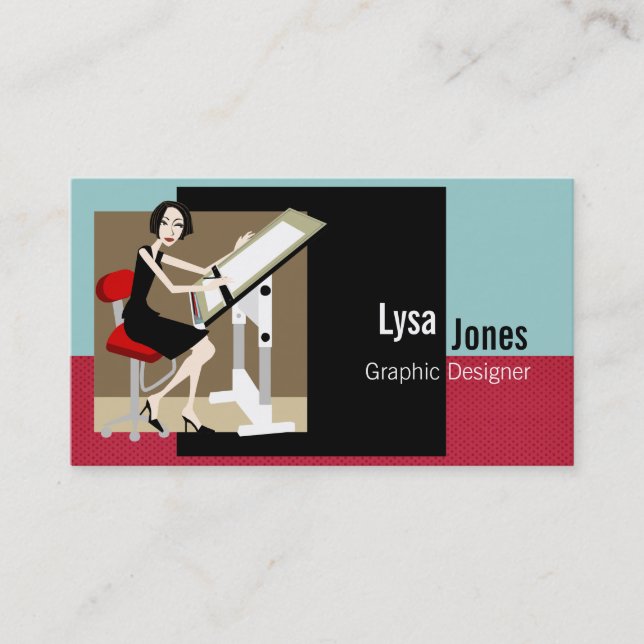 Graphic Designer Business Cards (Front)