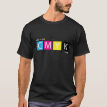 Graphic Designer CMYK Pre-Press Colours T-Shirt