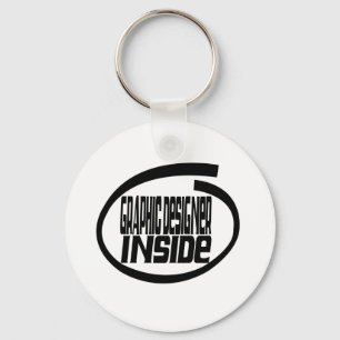 Graphic Designer Inside Keychain