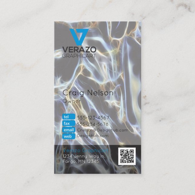 Graphic Designer professional business card (Front)