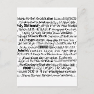 Graphic designers dream postcard