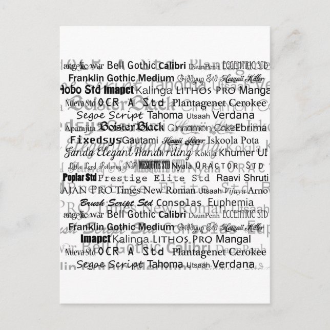 Graphic designers dream postcard (Front)