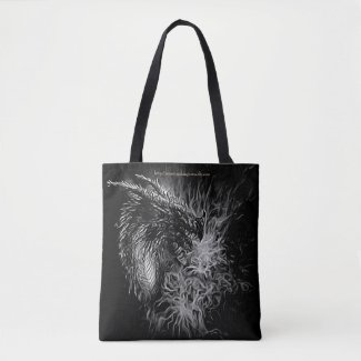 Graphic Dragon Tote Bag