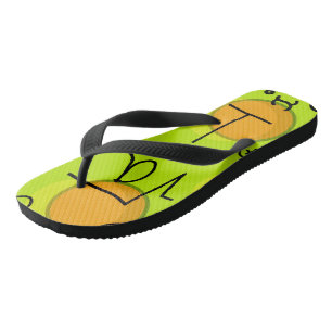 Graphic  flip flops