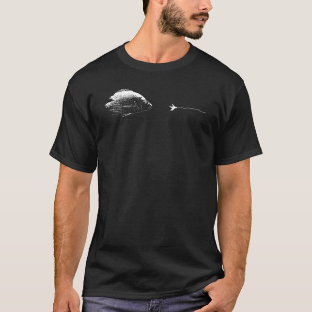 Graphic Fly Fishing Hook Line  Fish Snapper 1 T-Shirt (Front)