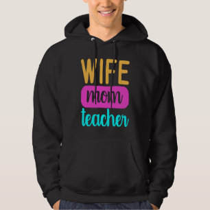Graphic for Mama Homeschool Wife Mom Teacher Hoodie