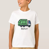 Graphic Garbage/Recycle Truck with Kids Name