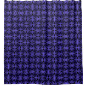 Graphic Geometric 3D Scallop Fan Purple