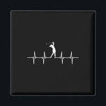 Graphic Golf Heartbeat Retro Styles Golf Lovers Ou Magnet<br><div class="desc">Graphic Golf Heartbeat Retro Styles Golf Lovers Outfits</div>