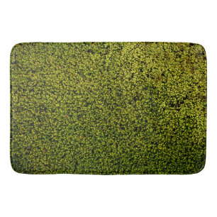 Graphic Green Moss Photo Nature Bath Mat