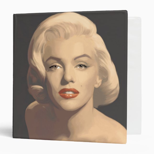 Graphic Grey Marilyn Binder (Front/Inside)