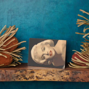 Graphic Grey Marilyn Plaque