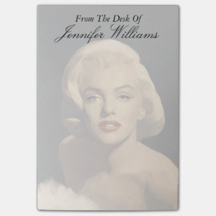 Graphic Grey Marilyn Post-it Notes