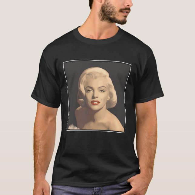 Graphic Grey Marilyn T-Shirt (Front)