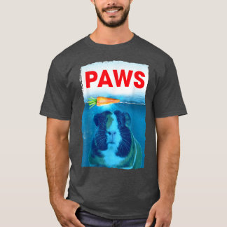 Graphic Guinea Pig Design PAWS Vintage Carrots Art T-Shirt