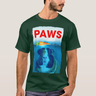 Graphic Guinea Pig Design PAWS Vintage Carrots Art T-Shirt
