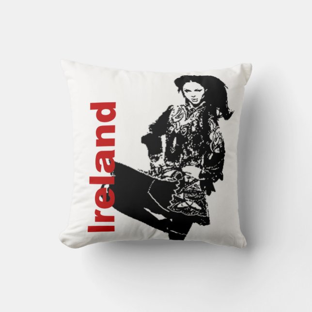 Graphic Ireland Pillow (Front)