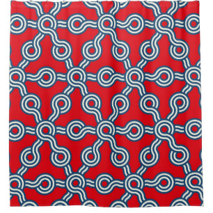 graphic lattice seamless pattern with hexagons gri