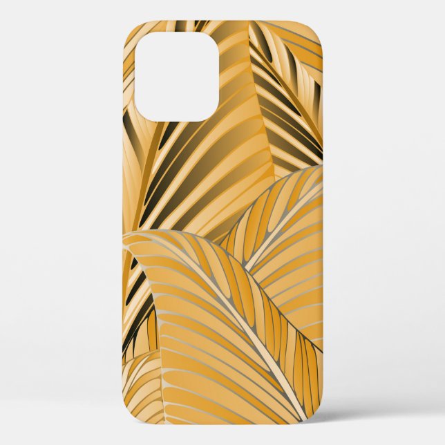 graphic leaves exotic foliage seamless pattern in  Case-Mate iPhone case (Back)