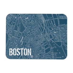 Graphic Map of Boston Magnet