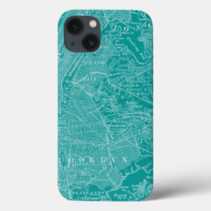 Graphic Map of New York iPhone 13 Case