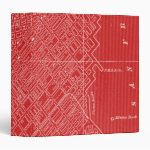 Graphic Map of San Francisco Binder