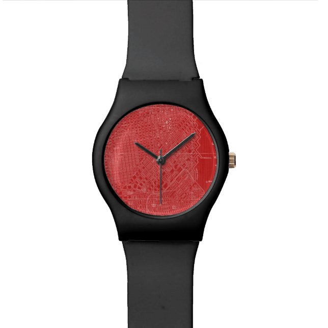 Graphic Map of San Francisco Watch (Close Up)