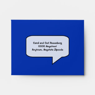 Graphic Novel Bar Mitzvah RSVP Envelope