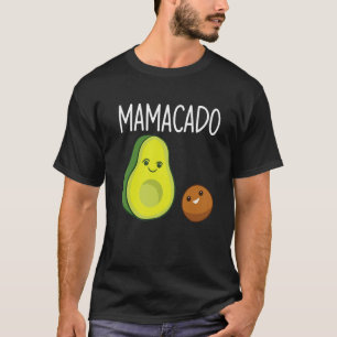 Graphic of Mamacado Papacado for Avocado 3 T-Shirt