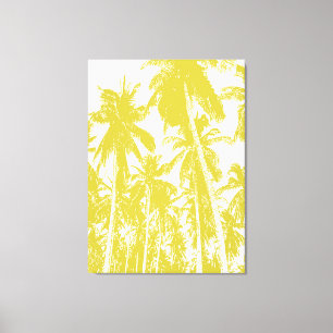 Graphic Palm Trees Design Canvas Print