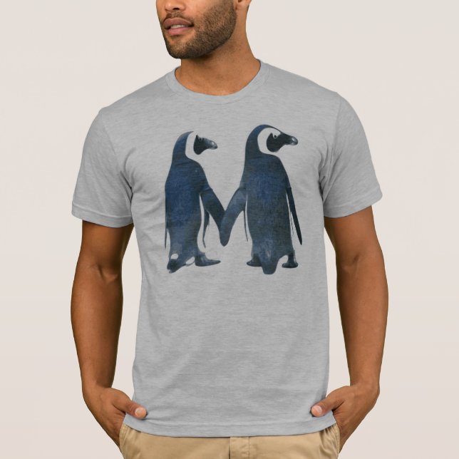 GRAPHIC PENGUIN COUPLE T-Shirt (Front)