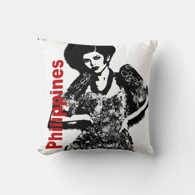Graphic Philippines Pillow (Front)