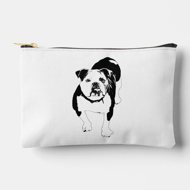 Graphic Pride, Clean Bulldog Case Accessory Pouch (Front)