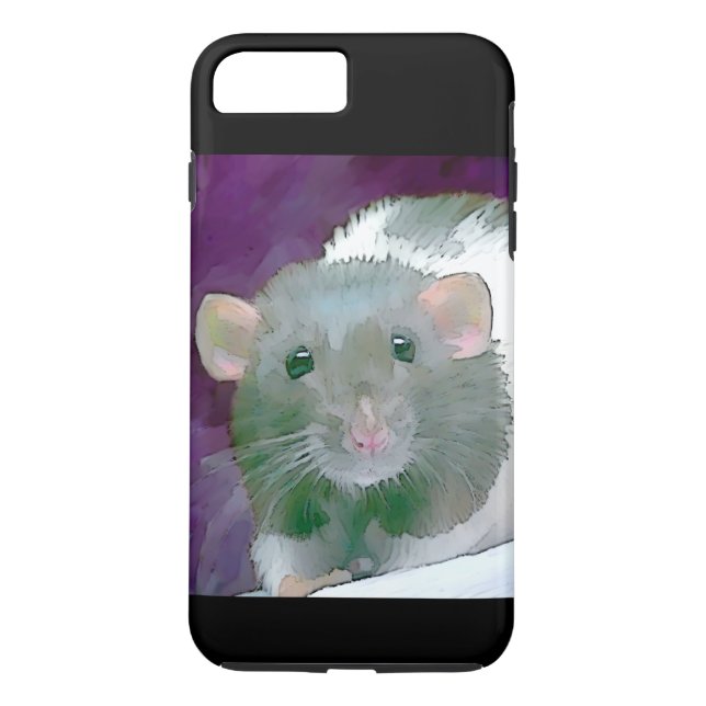 Graphic Rat Phone Case (Back)