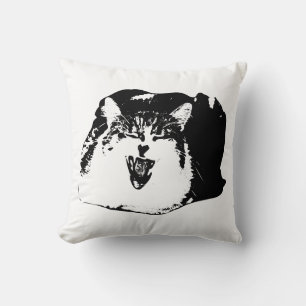 Graphic Rest, Ink Plush Throw Pillow