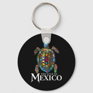 Graphic Sea Turtle Gulf Of Mexico Never Forget Keychain