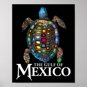 Graphic Sea Turtle Gulf Of Mexico Never Forget Tru Poster