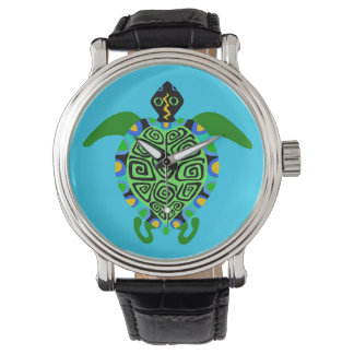 Graphic - Sea TURTLE - Wildlife - Aqua - Watch