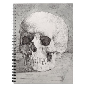 Graphic Skull Art: Minimalist & Bold Ink Design Notebook