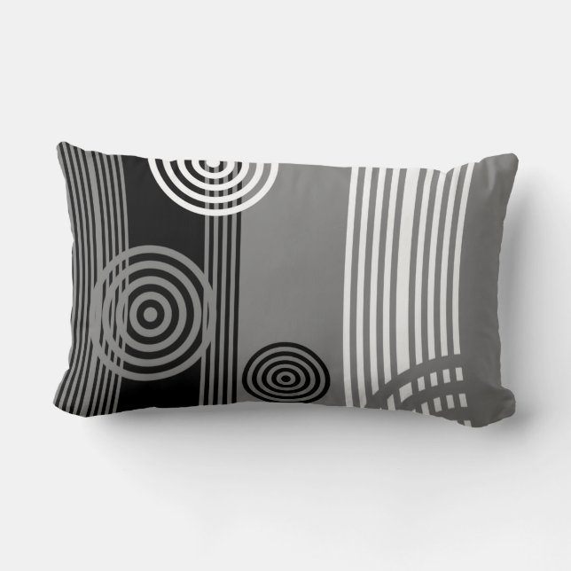 graphic socks lumbar pillow (Back)